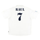 2002-03 Real Madrid adidas Centenary Home Shirt Raul #7 XL Football Shirt