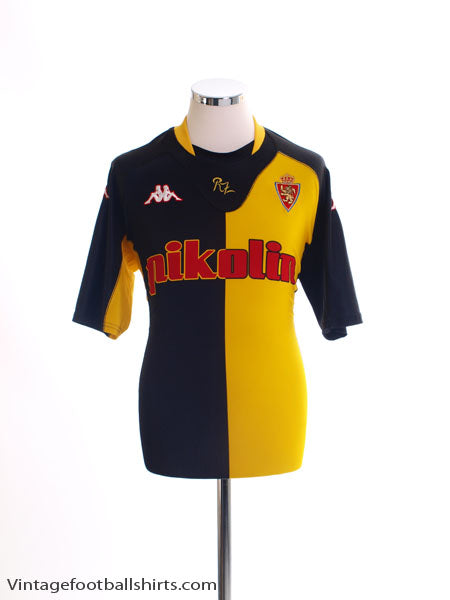 2002-03 Real Zaragoza Away Shirt XL Football Shirt