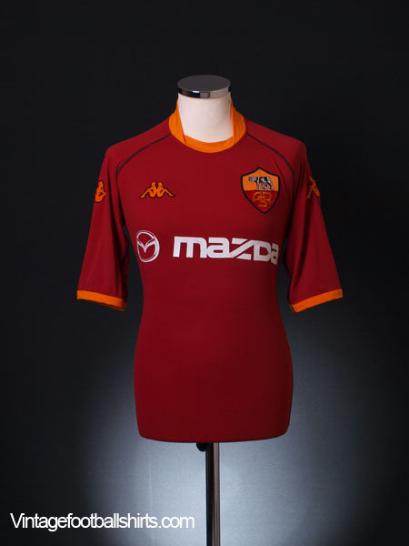 2002-03 Roma Home Shirt XL Football Shirt