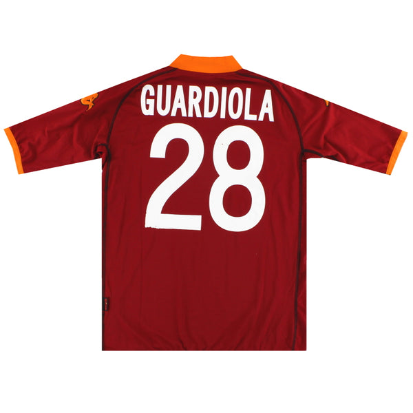 maglia calcio roma totti 2002-03 Home Serie A MAZDA Kappa vintage *NUOVA* L