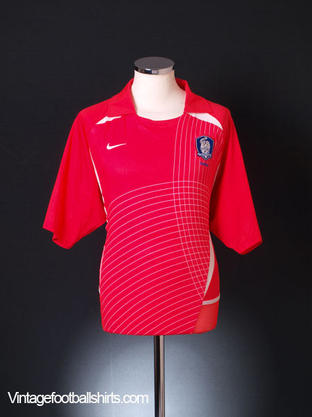 2002-03 South Korea Player Issue Home Shirt XL Football Shirt