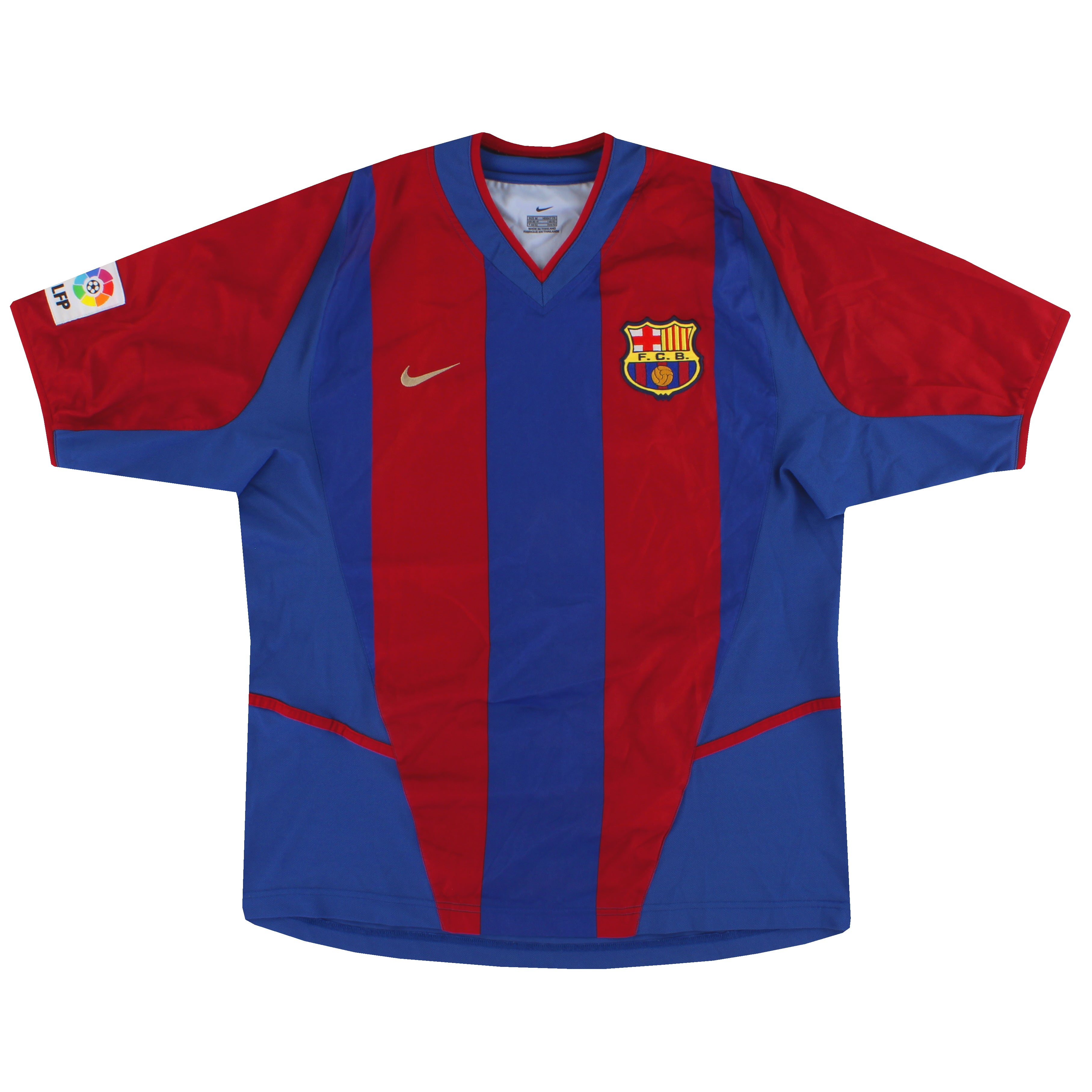 NIKE FC Barcelona MENDIETA 17 シャツ L 2002-03 Barcelona Nike Home Shirt Mendieta #17 M 184633 | Vintage