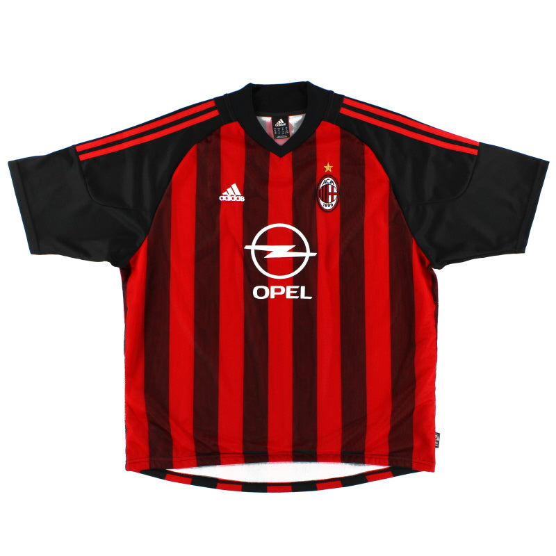 2002-03 AC Milan adidas Home Football Shirt