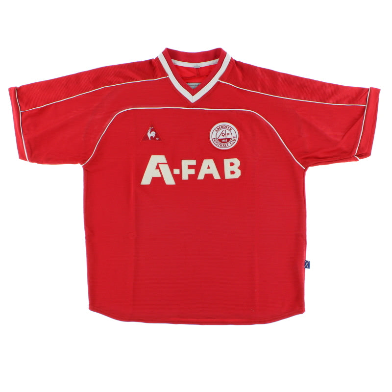 2002-04 Aberdeen Home Shirt L Football Shirt
