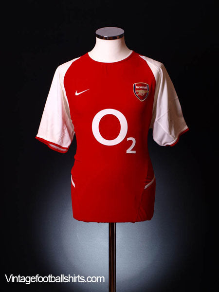2002-04 Arsenal Home Shirt S Football Shirt