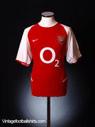 2002-04 Arsenal Home Shirt L.Boys Football Shirt