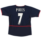 2002-04 Arsenal Nike Away Shirt Pires #7 L.Boys Football Shirt