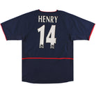 2002-04 Arsenal Nike Away Shirt Henry #14 L Football Shirt