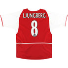 2002-04 Arsenal Nike Home Shirt Ljungberg #8 L Football Shirt