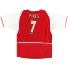 2002-04 Arsenal Nike Home Shirt Pires #7 XL Football Shirt