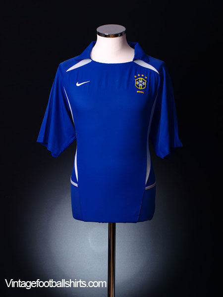 2002-04 Brazil Away Shirt XXL Football Shirt