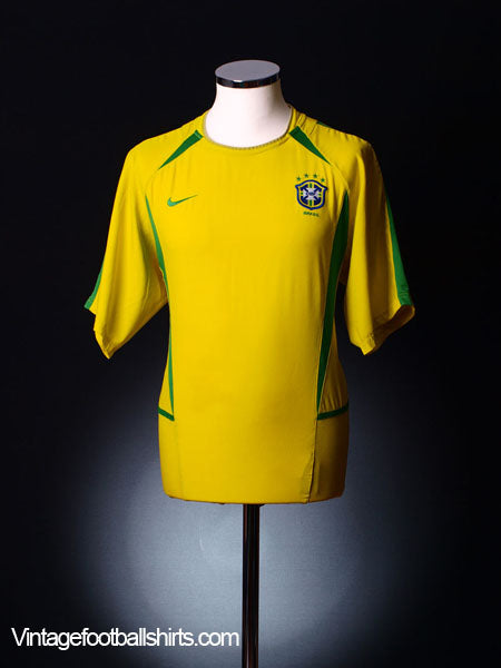 2002-04 Brazil Home Shirt *As New* L Football Shirt