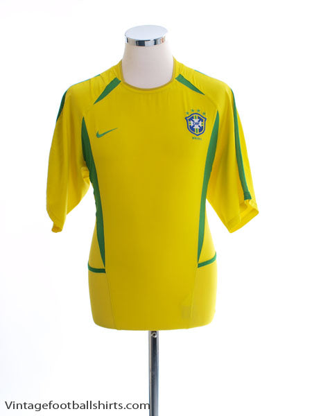 2002-04 Brazil Home Shirt M Football Shirt