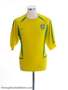 2002-04 Brazil Home Shirt XXL Football Shirt