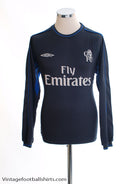 2002-04 Chelsea Away Shirt L/S M Football Shirt