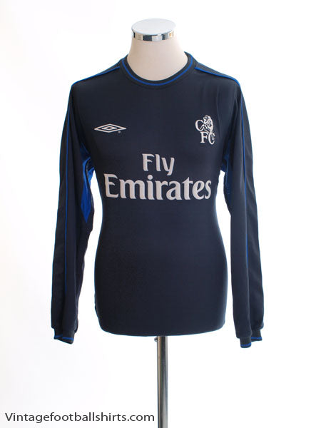 2002-04 Chelsea Away Shirt L/S M Football Shirt