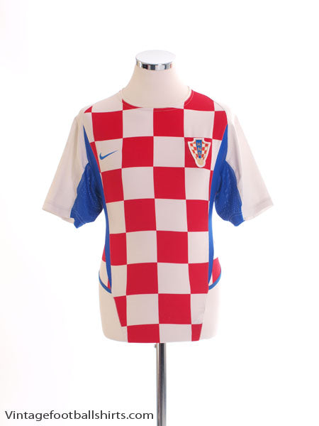 2002-04 Croatia Home Shirt S Football Shirt