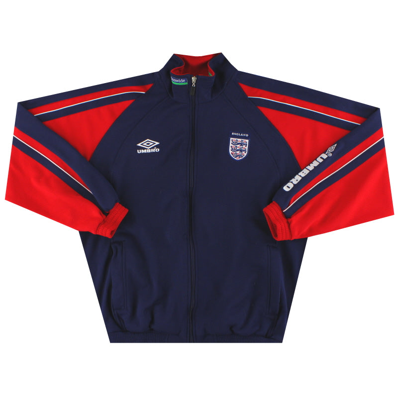 2002-04 England Umbro Track Jacket L | Vintage Football Shirts