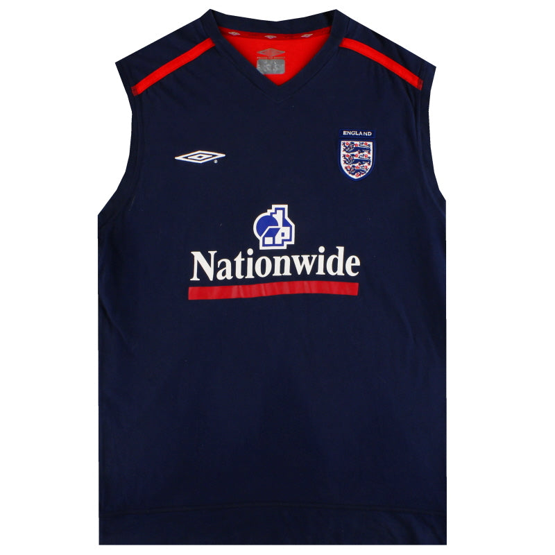 2002-04 England Umbro Training Vest XL Vest