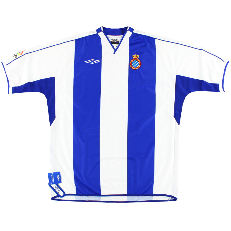 2002-04 Espanyol Umbro Home Shirt *w/tags* XXL Football Shirt