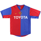 2002-04 FC Basel Nike Home Shirt S Football Shirt
