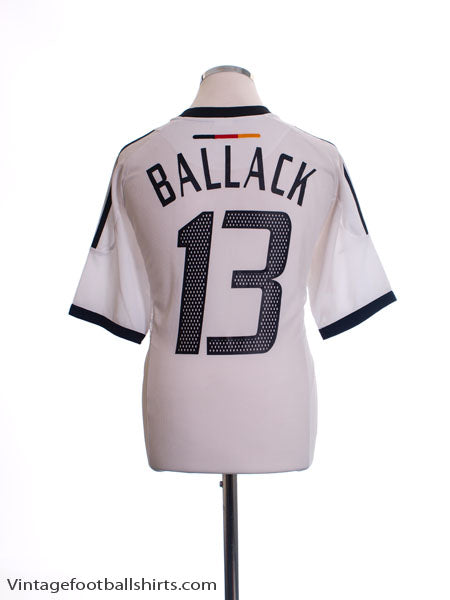 2002-04 Germany Home Shirt Ballack #13 *Mint* M Football Shirt