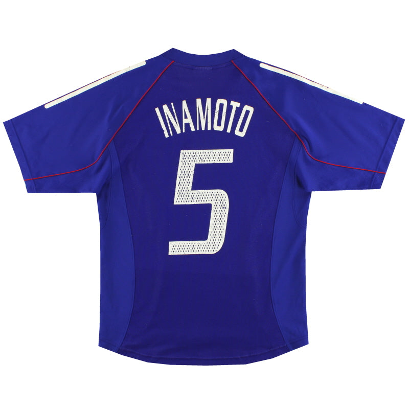 2002-04 Japan adidas Home Shirt Inamoto #5 S Football Shirt