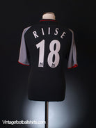 2002-04 Liverpool Away Shirt Riise #18 M Football Shirt