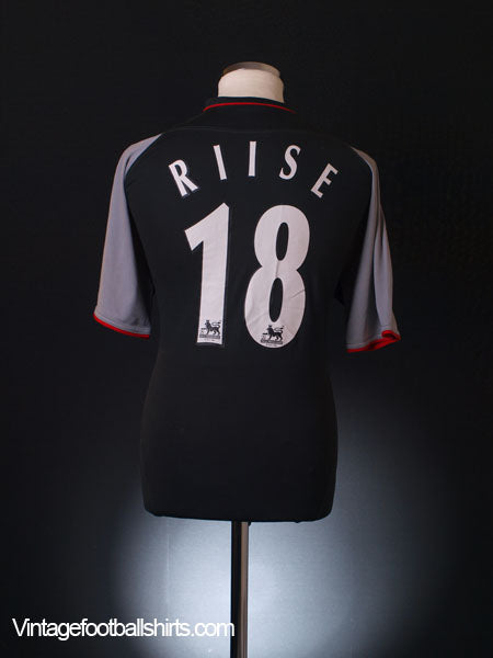 2002-04 Liverpool Away Shirt Riise #18 M Football Shirt