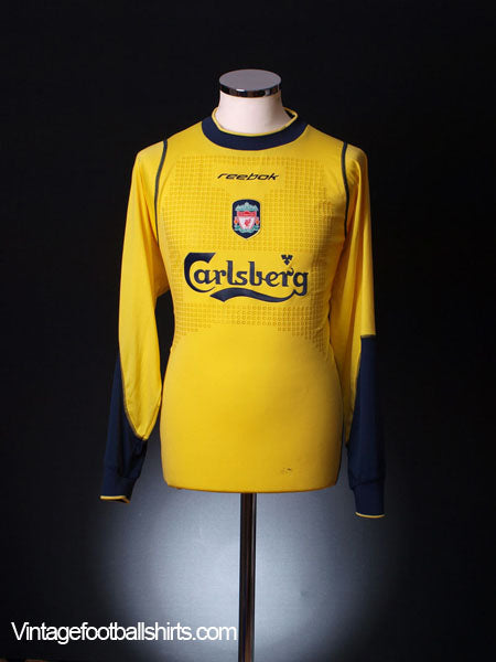2002-04 Liverpool Goalkeeper Shirt M Football Shirt