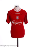 2002-04 Liverpool Home Shirt S Football Shirt