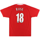 2002-04 Liverpool Reebok Home Shirt Riise #18 M Football Shirt