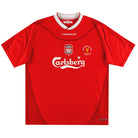 2002-04 Liverpool Reebok 'Worthington Cup Final' Home Shirt L Football Shirt