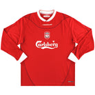 2002-04 Liverpool Reebok Home Shirt L/S L Football Shirt