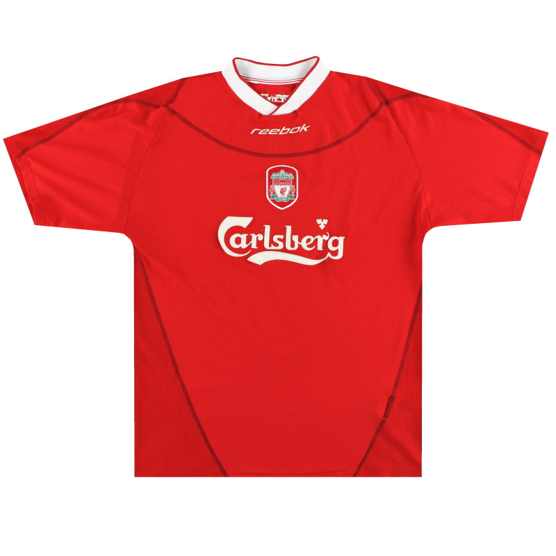 2002-04 Liverpool Reebok Home Shirt Gerrard #17 XL 224854