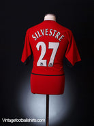 2002-04 Manchester United Home Shirt Silvestre #27 M Vest