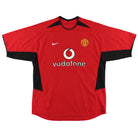 2002-04 Manchester United Home Shirt L Football Shirt