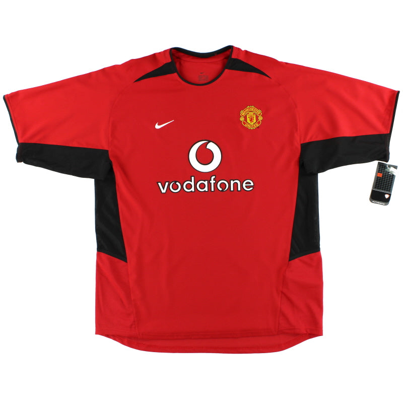2002-04 Manchester United Nike Home Shirt *w/tags* XL Football Shirt