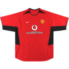 2002-04 Manchester United Nike Home Shirt S Football Shirt