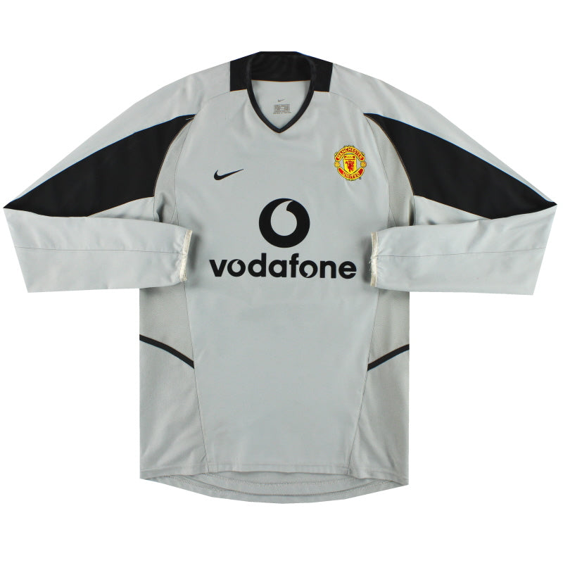 2002-04 Manchester United Nike Goalkeeper Shirt L/S M Football Shirt