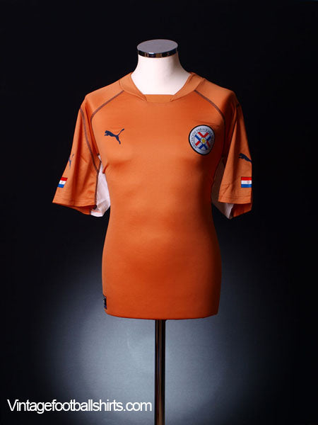 2002-04 Paraguay Away Shirt L Football Shirt