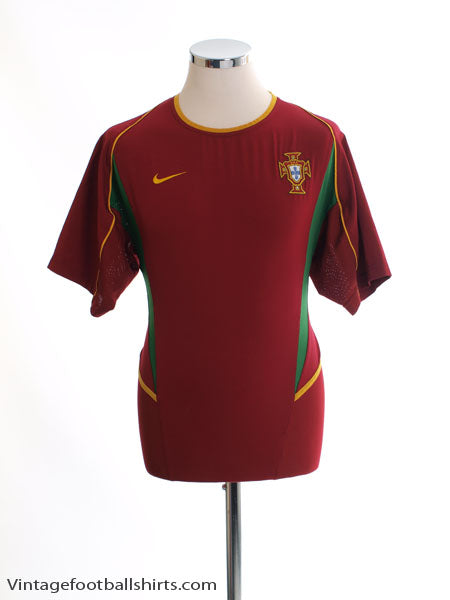 2002-04 Portugal Home Shirt M Football Shirt
