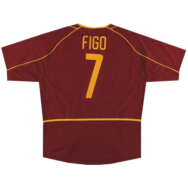 2002-04 Portugal Nike Home Shirt Figo #7 *Mint* XL Football Shirt