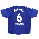 2002-04 Schalke Home Shirt Altintop #6 L Football Shirt