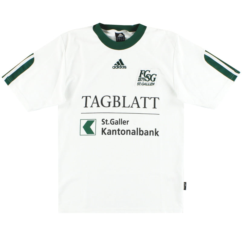 2002-04 St Gallen adidas Home Shirt S Football Shirt