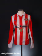 2002-04 Sunderland Home Shirt L/S L Football Shirt