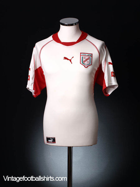 2002-04 Tunisia Home Shirt XXL Football Shirt