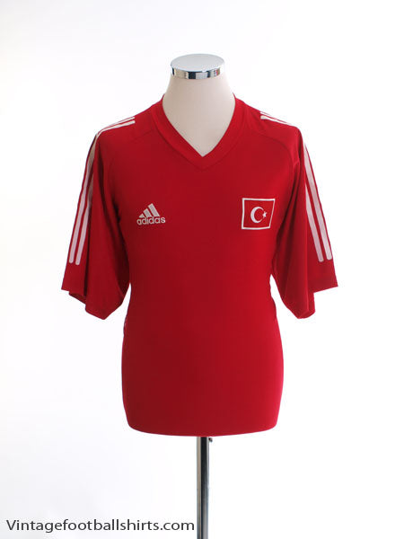 2002-04 Turkey Home Shirt *Mint* M Football Shirt