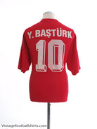 2002-04 Turkey Home Shirt Y. Basturk #10 XL Football Shirt