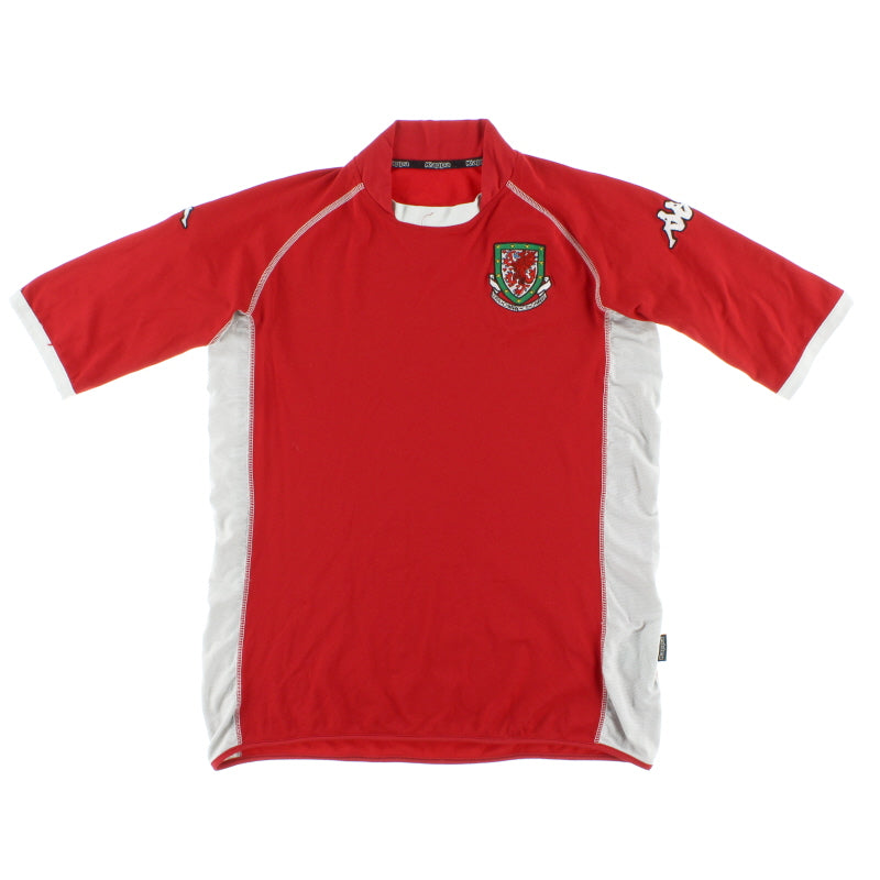 2002-04 Wales Home Shirt M Football Shirt